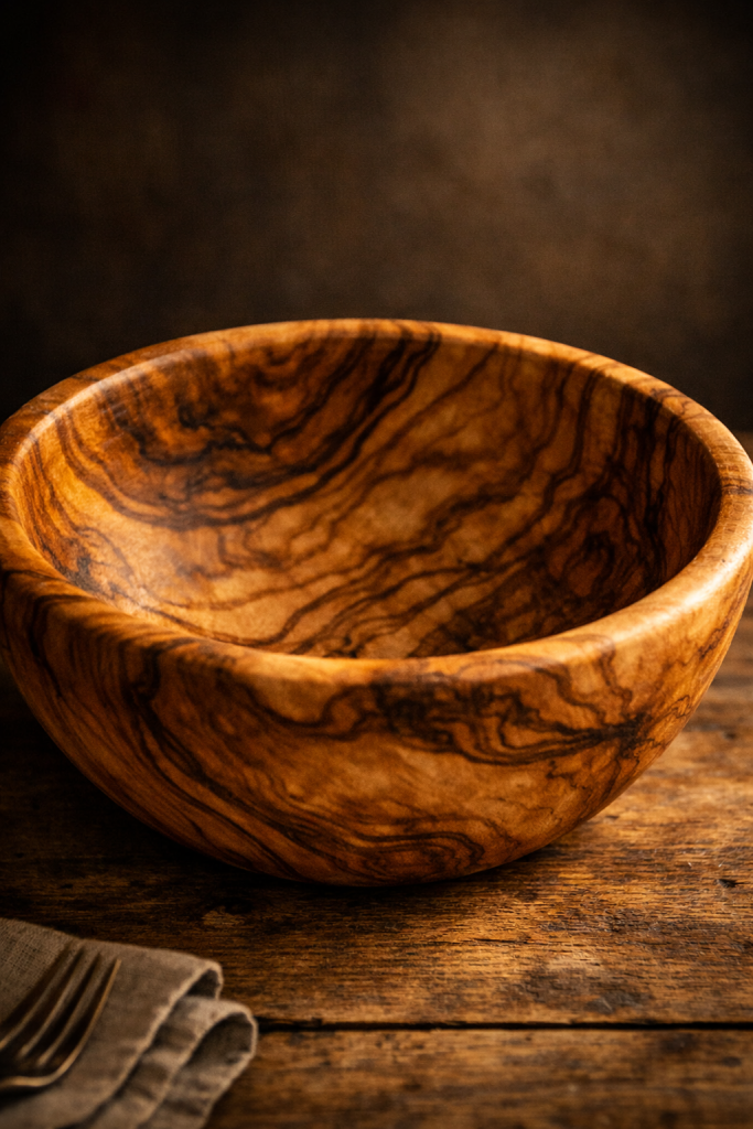 bol en bois d'olivie