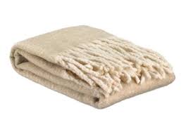 Art de la table Plaid Mohair Naturel