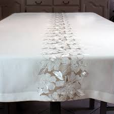 nappe Nappe Lin Brodée