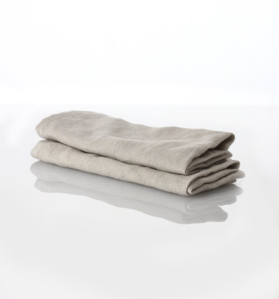 serviette-lin-lave-naturel Serviette Lin Naturel