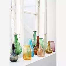 Art de la table Vase Soliflore Verre Teinté
